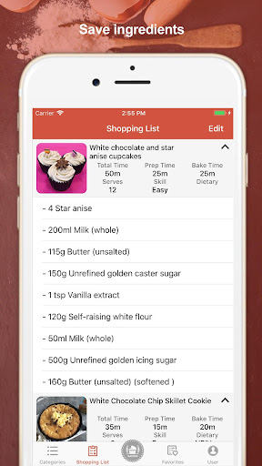 Baking Recipes & ideas Screen 2