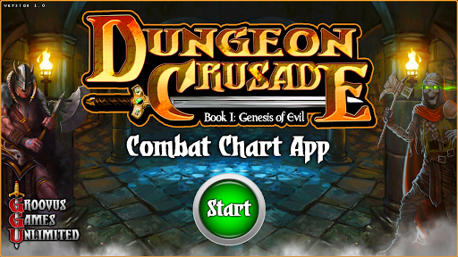Android application Dungeon Crusade Combat App screenshort