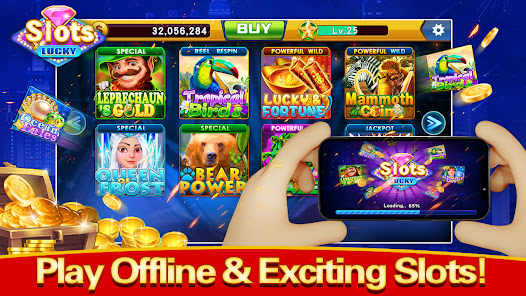 Captura 1 Offline USA Casino Lucky Slots android