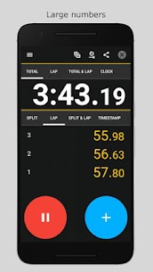 Stopwatch 2 – Advanced  lap timer for Android Apk Mod Download  2022 1