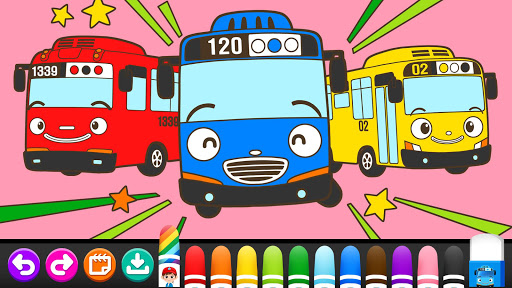Screenshot of Tayo ColoringBook - Kid Sketch