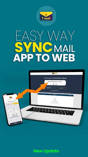 Android application tMail - Temporary Email screenshort