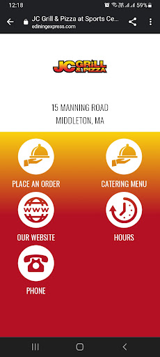 Android application JC Grill screenshort