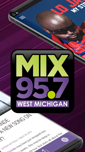 Screenshot of Mix 95.7FM