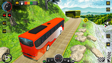 Drive Hill Coach Bus Simulator : Bus Game 2019