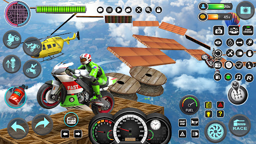 Mega Ramp Bike Stunts Games 3D Screen 3