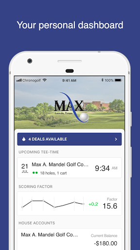 Android application Max A Mandel Municipal GC screenshort