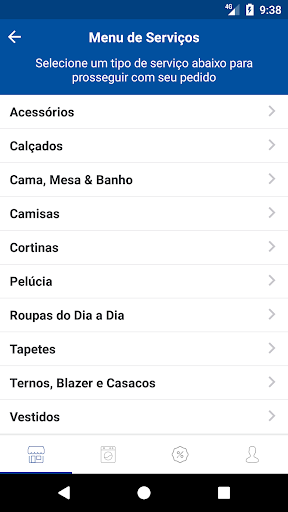 Minha Lavanderia Delivery Screen 2