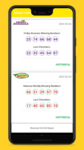 Ghana Lotto Results Screen 3