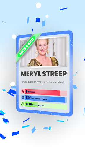 Celebrity Cards Screen 3