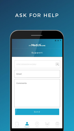 MedUX HOME App Screen 3