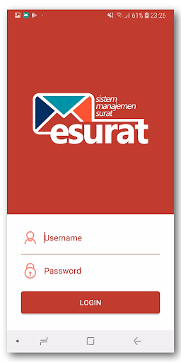 Android application eSURAT KAB. JEMBER screenshort