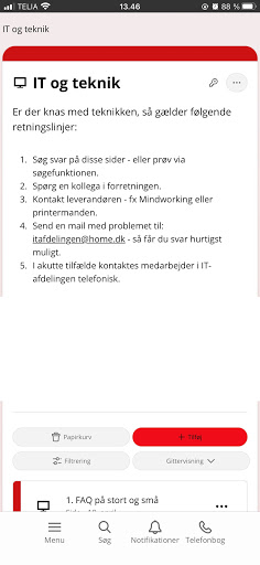 homeNet Screen 3