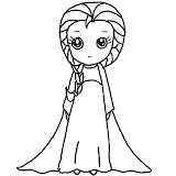 How to draw princess cute icon