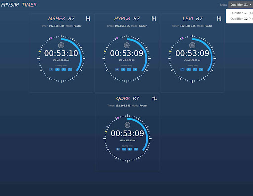 FPVSIM Timer Screen 3