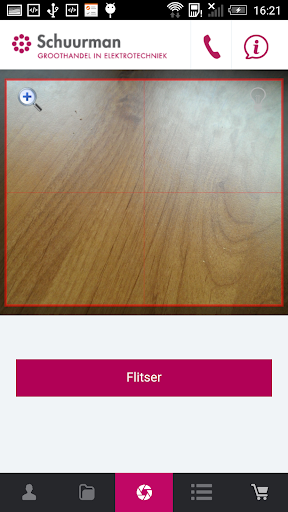Android application Schuurman Scanner screenshort