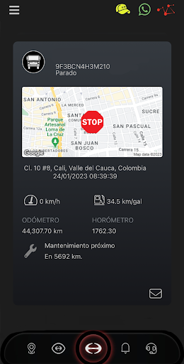 Hinoconnect Mobile Screen 2