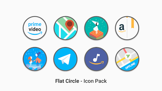 Flat Circle – Icon Pack APK 5.0 (Patched) Gallery 6