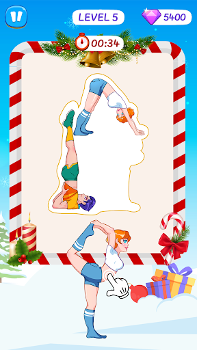 Brain Test: Pose Puzzle Screen 3