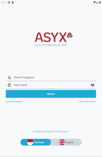 Android application ASYX X4 screenshort