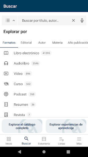 Odilo BUAP Screen 3