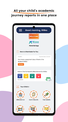 Rizee - Parental App Screen 2