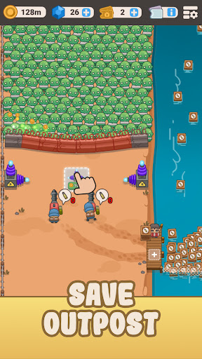 Idle Outpost: Upgrade Games 2