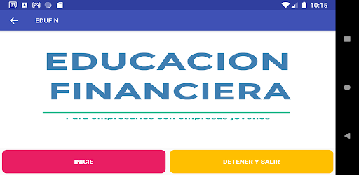 REDCAMIF EDUFIN Screen 3