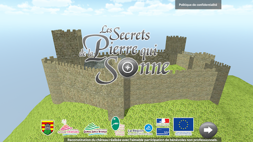 Android application Les secrets de la pierre screenshort