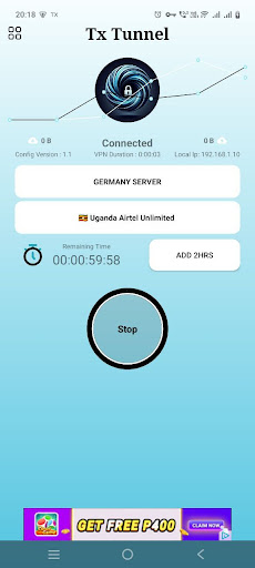 TX Tunnel Screenshot 4 - AppWisp.com