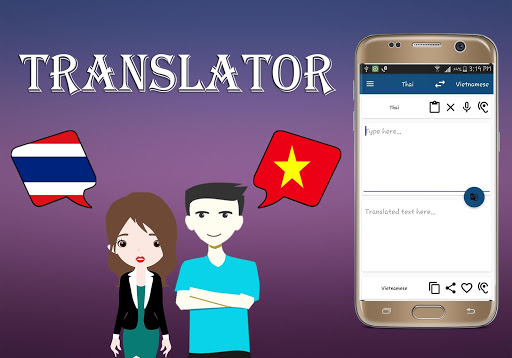 Android application Thai To Vietnamese Translator screenshort