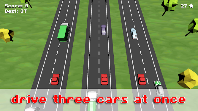 #1. Drive Master 3D : Tripple Car (Android) By: HamuruDeQ