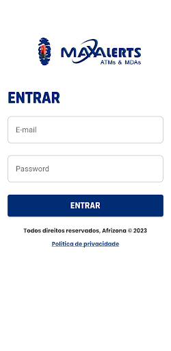 Android application Maxalerts APP screenshort