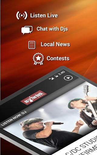 Screenshot of 96.5 The Rock (KNRX)