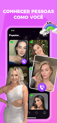 Visualização do aplicativo