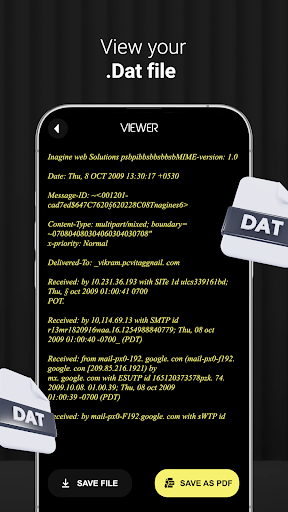 DAT To PDF Viewer & Converter Screenshot 3 - AppWisp.com