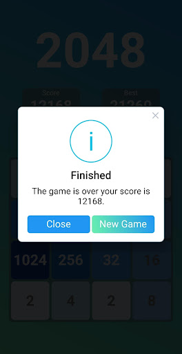 Flutter 2048 Screen 2