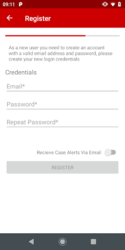 ReMOTE Reporting App Screen 3