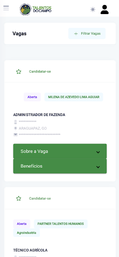 Talentos do Campo Screen 2