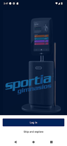 Android application Sportia Gimnasios screenshort