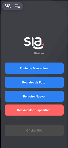 Android application SIA Kiosco screenshort