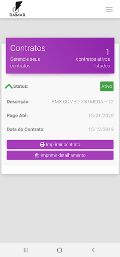 Central do Assinante Raimax Screen 3