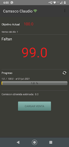 Gestión de Vendedores Screen 3