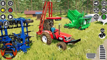 Modern Farmer Tractor Game 3D