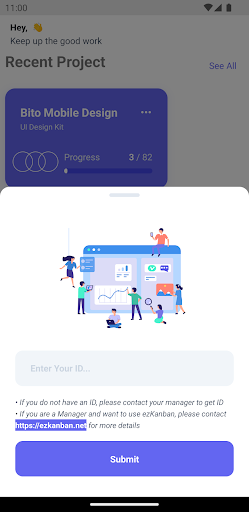 Android application Ezkanban screenshort