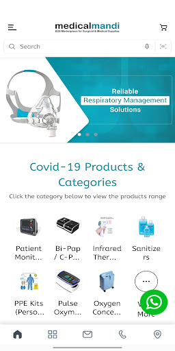Android application Medical Mandi screenshort