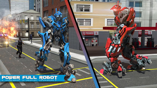 Android application Robot Fighting Games-Robot car screenshort