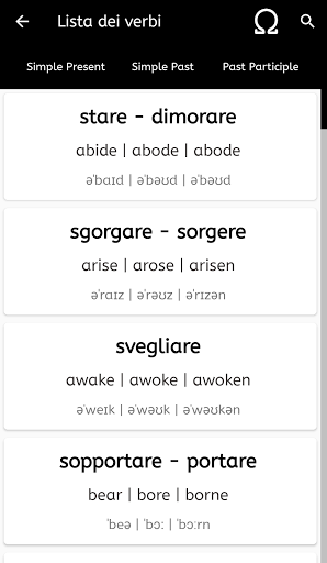 Verbs Screen 2