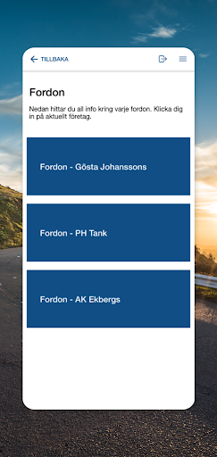 GJ Åkeri Screen 3