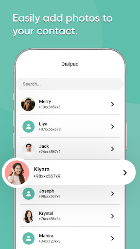 Android application Set Contact Photo screenshort
